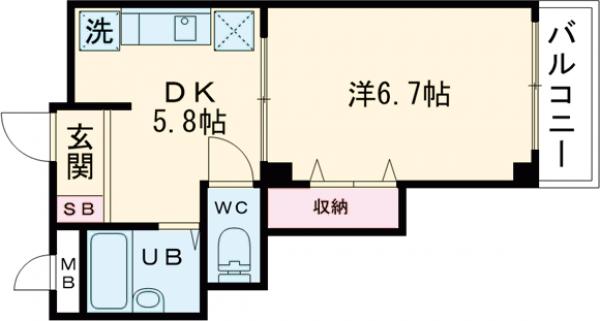 リライアンスコート志村の間取り