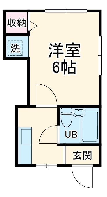 馬橋アパートの間取り