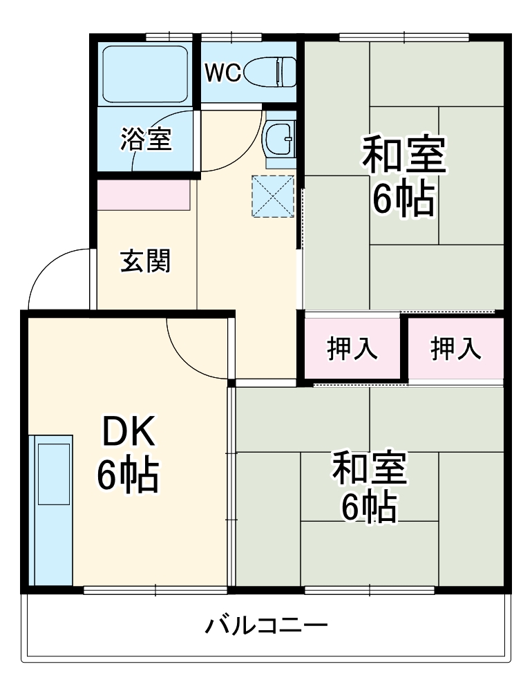 湯本グリーンヒルズの間取り
