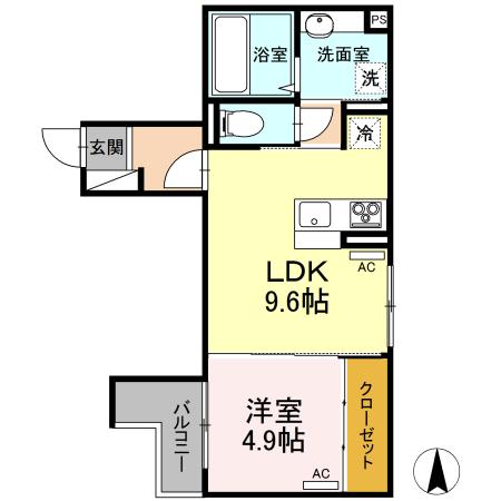 ライズィングの間取り