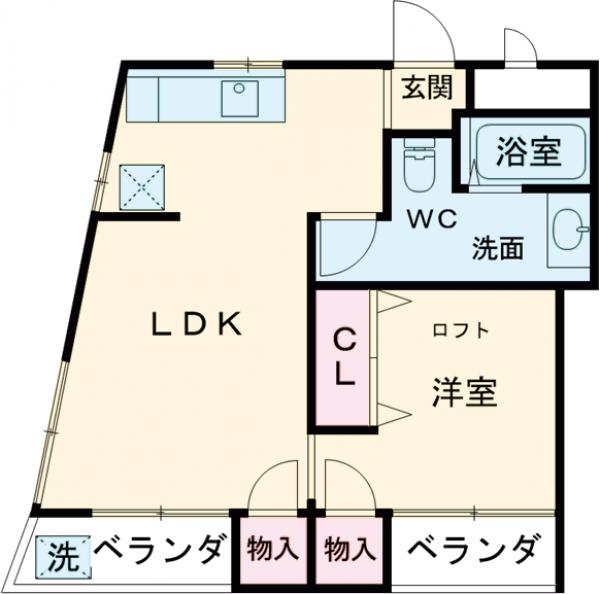 パルスコートⅡの間取り
