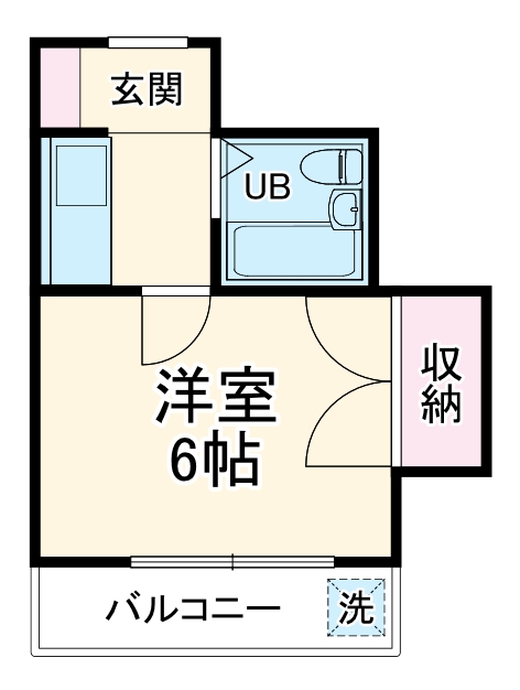 アールエイビルの間取り