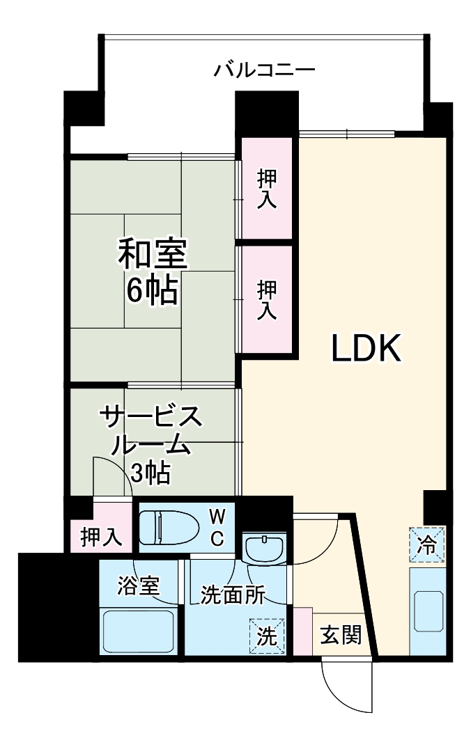 豊中グランドハイツの間取り