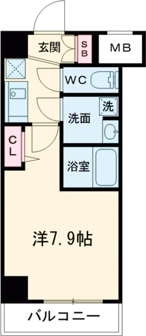 ティモーネ深川リーヴァの間取り