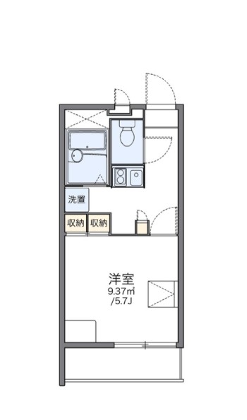 レオパレスASAHIの間取り