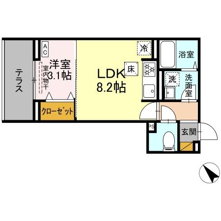 D-SOLACE幕張本郷2丁目の間取り