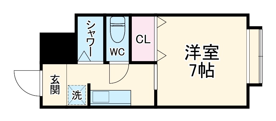 プレジデント天神橋の間取り