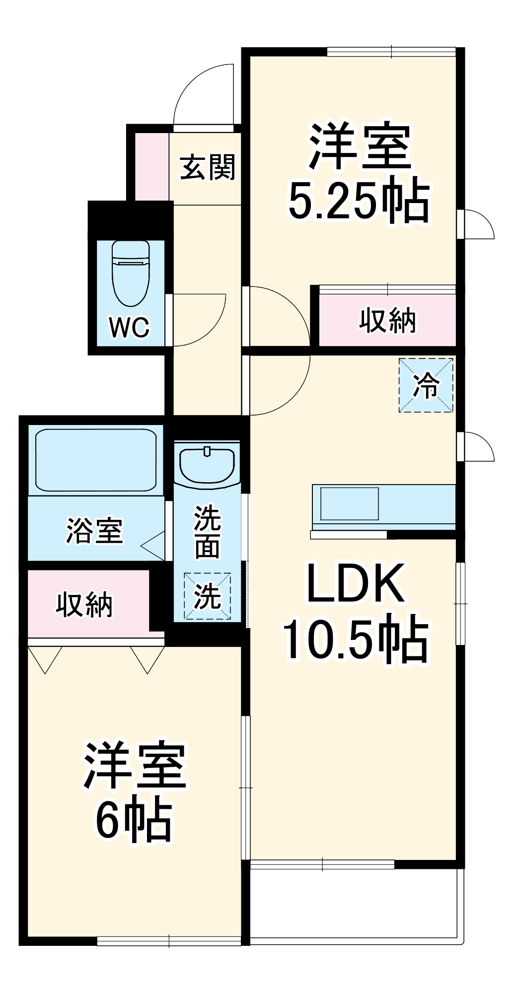 ラーデン桜の間取り
