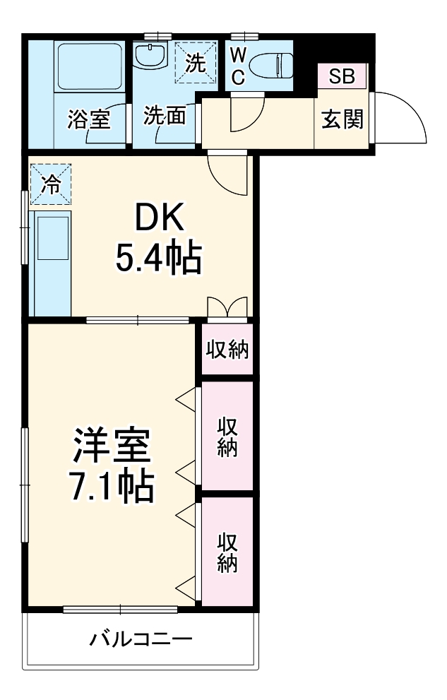 セイホクハイツの間取り