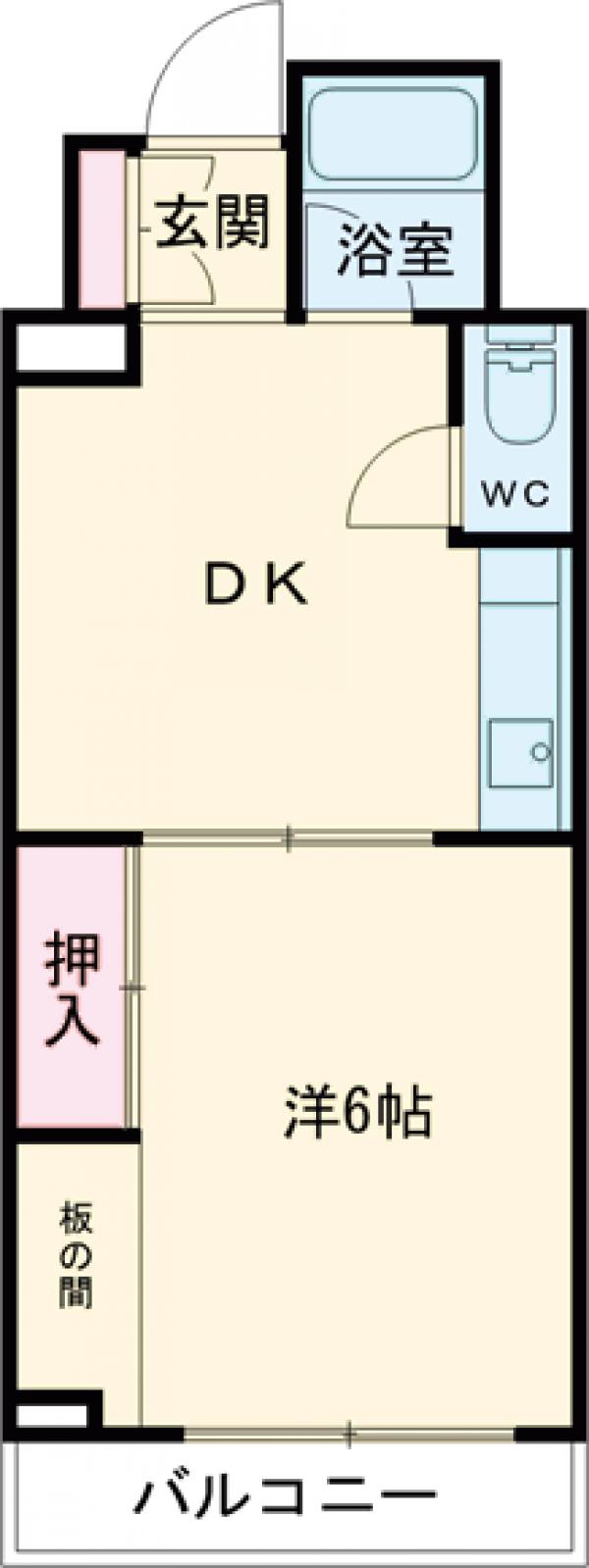 リバーサイドFKの間取り