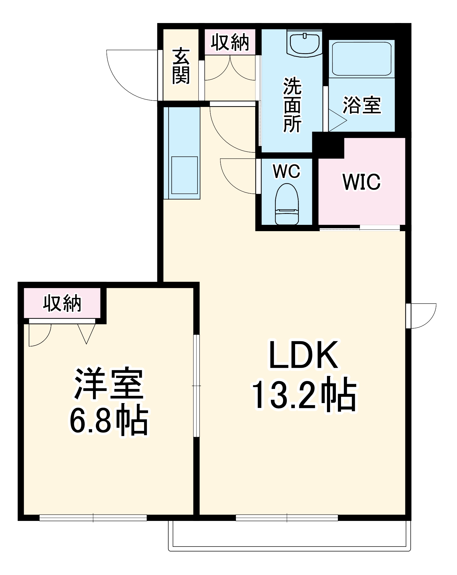 ステーションビュー二宮の間取り