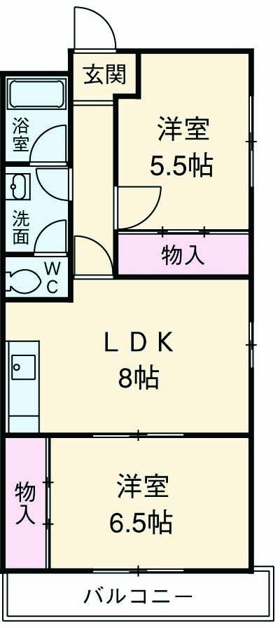 サンヒルズ光明池の間取り
