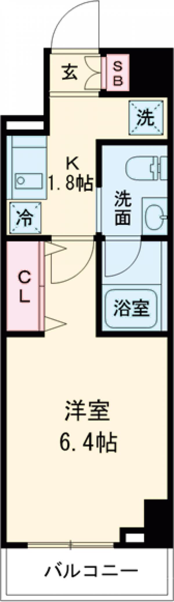 シェル品川戸越の間取り