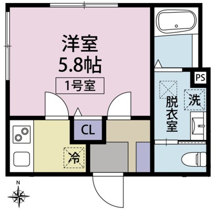 ルクシア桜が丘の間取り
