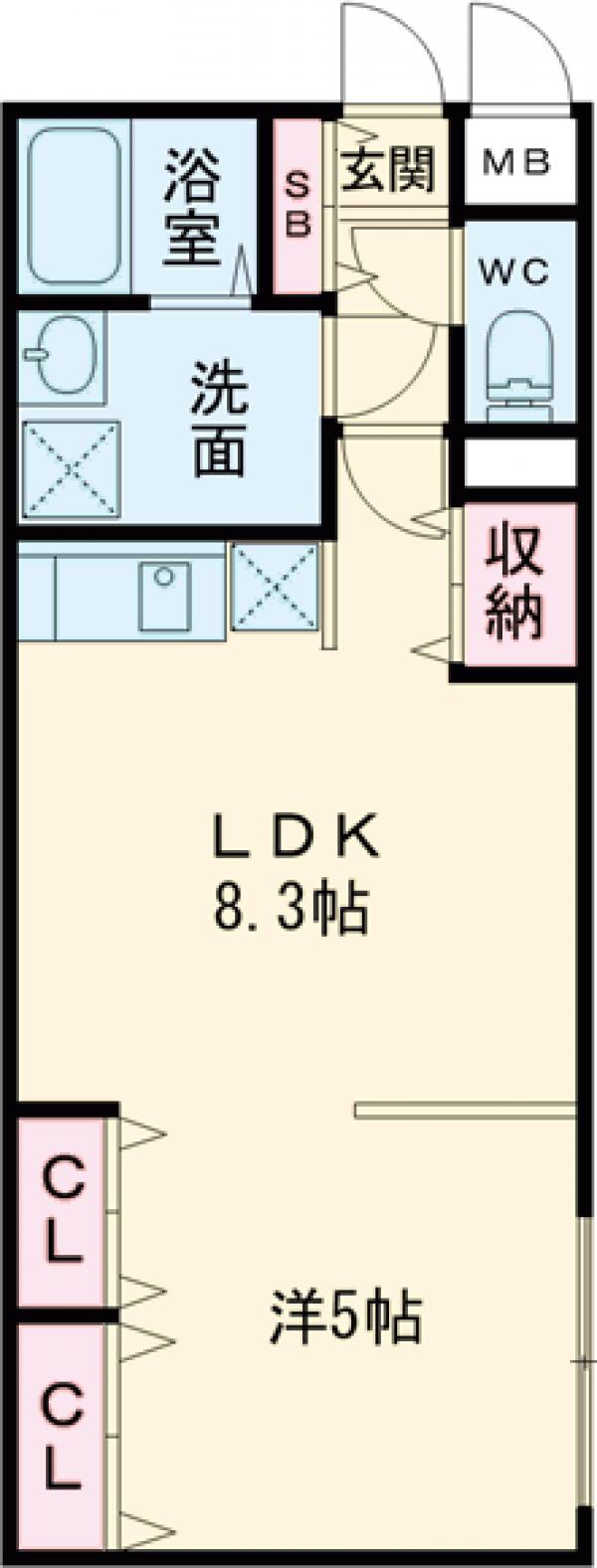 LEGALAND早稲田の間取り