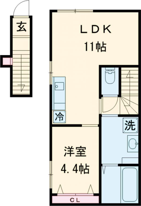 グランビルド江木の間取り