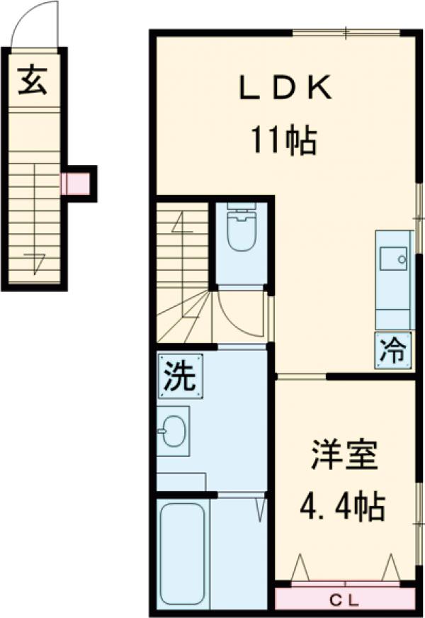 グランビルド江木の間取り