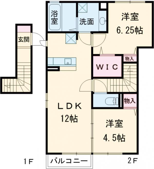 フェリオの間取り