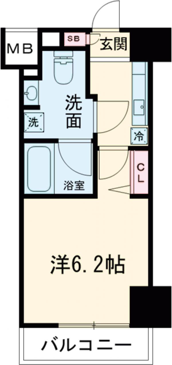 メインステージ立川Ⅴの間取り
