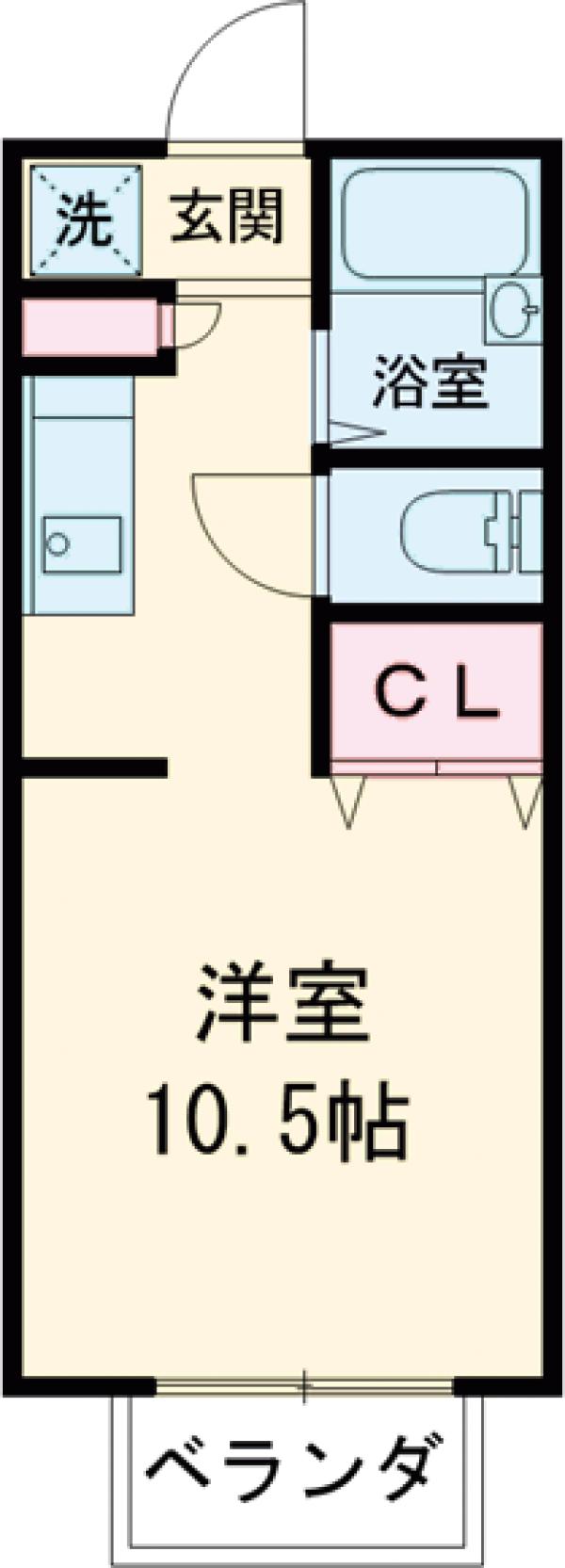 パセオ西府 壱番館の間取り