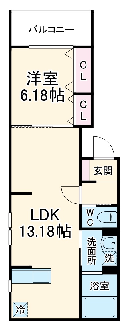 Ciel Court門真南の間取り