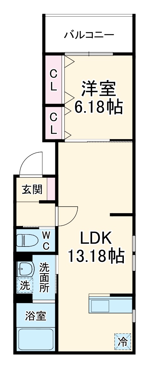 Ciel Court門真南の間取り