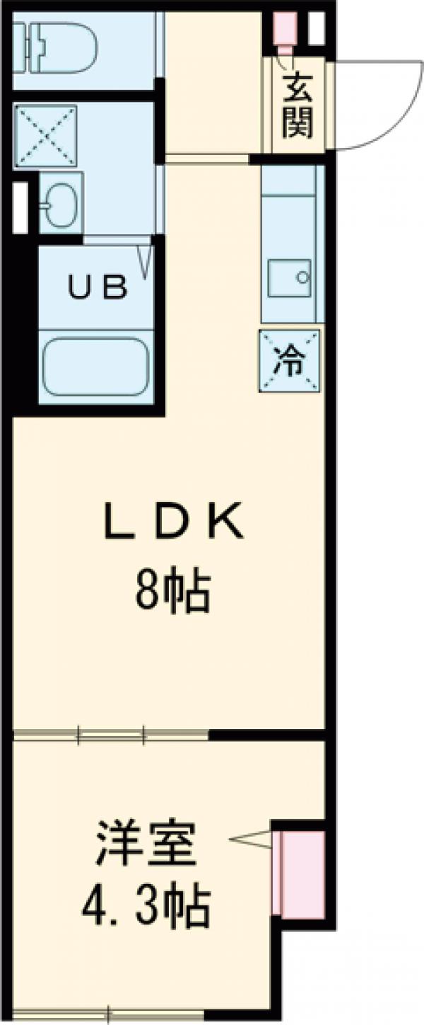 Patria梅島の間取り