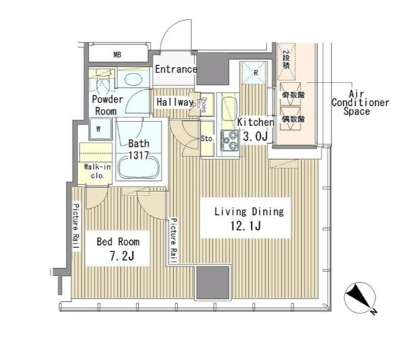 ＭＹ　ＴＯＷＥＲ　ＲＥＳＩＤＥＮＣＥの間取り