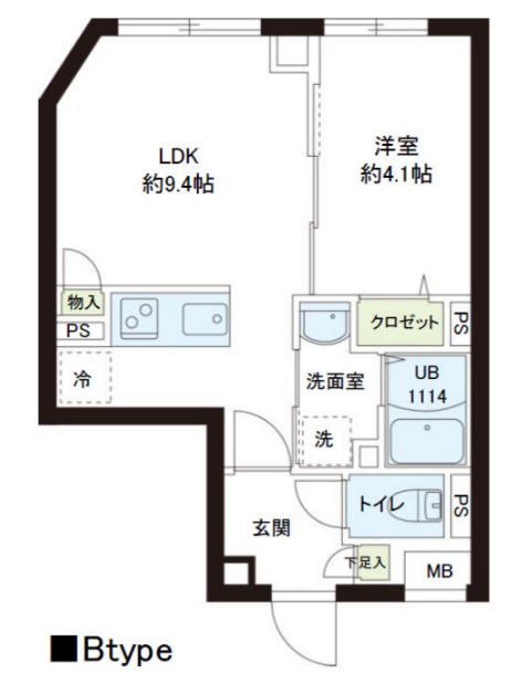 レピュア小石川レジデンスの間取り