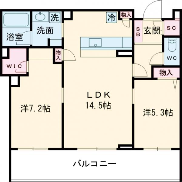 メゾン ド リーリエの間取り