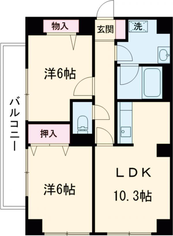 ルミエール花小金井の間取り