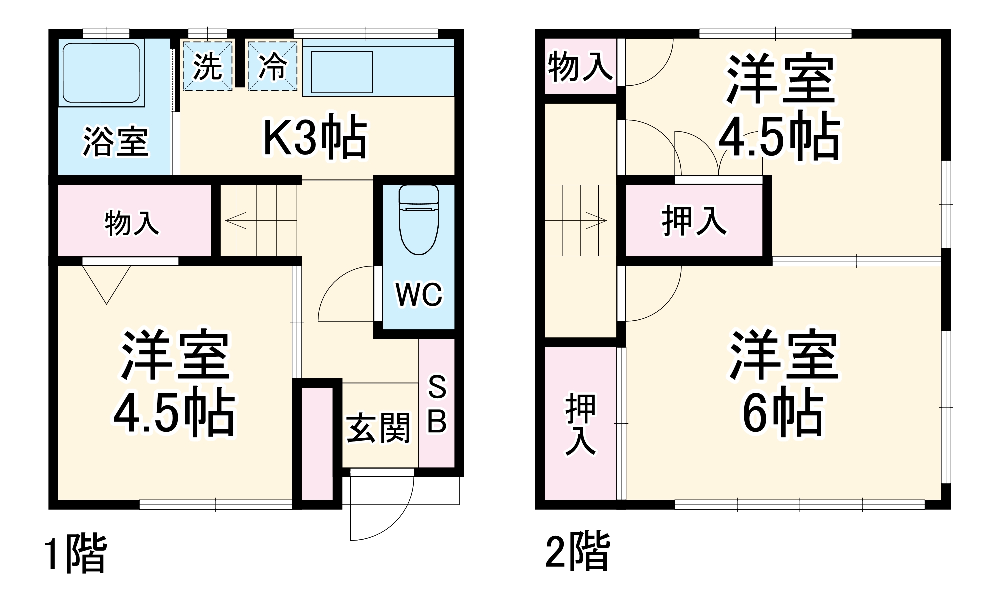 本大久保5丁目貸家の間取り