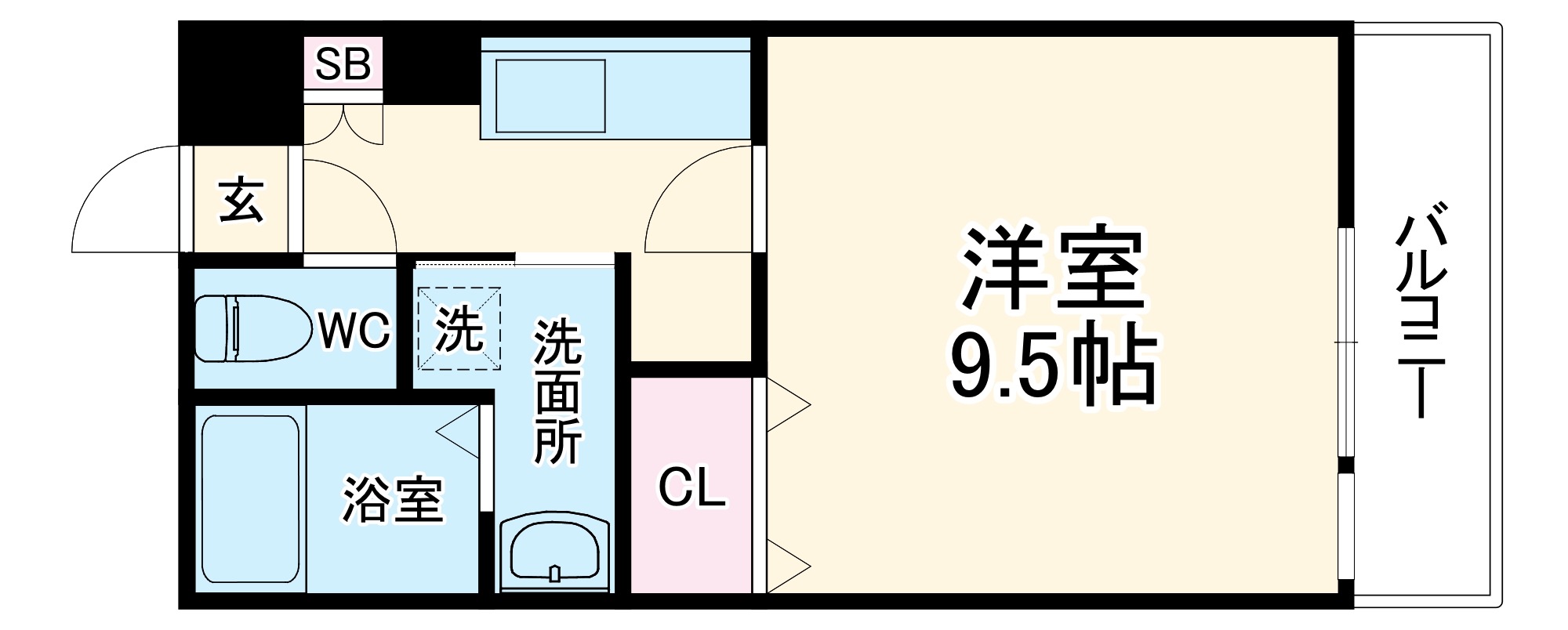 アメニティ吹上の間取り