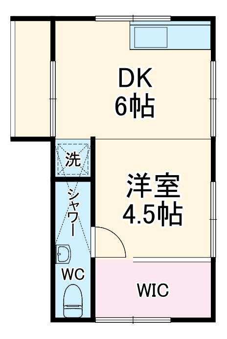 はちふく文化GAMO-4の間取り