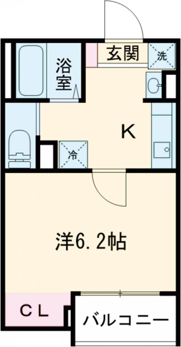 Ｔ’ｓ　Ｃｕｏｒｅ六町Ⅱの間取り