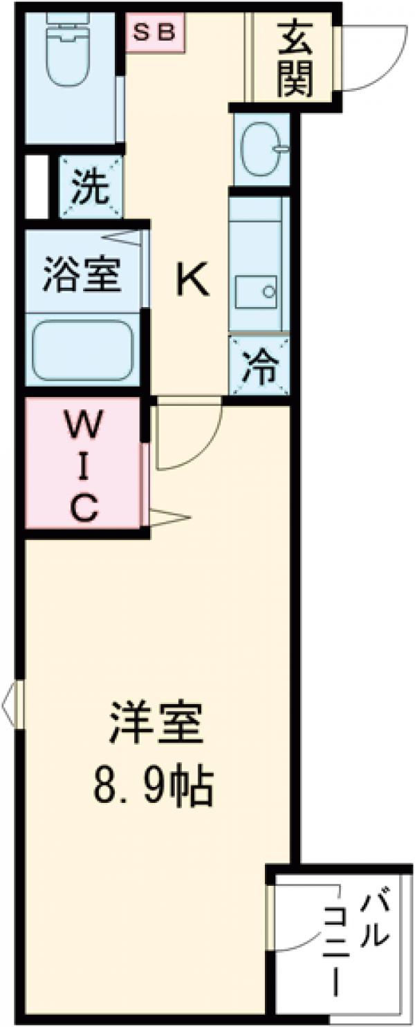 T’s Cuore六町Ⅱの間取り