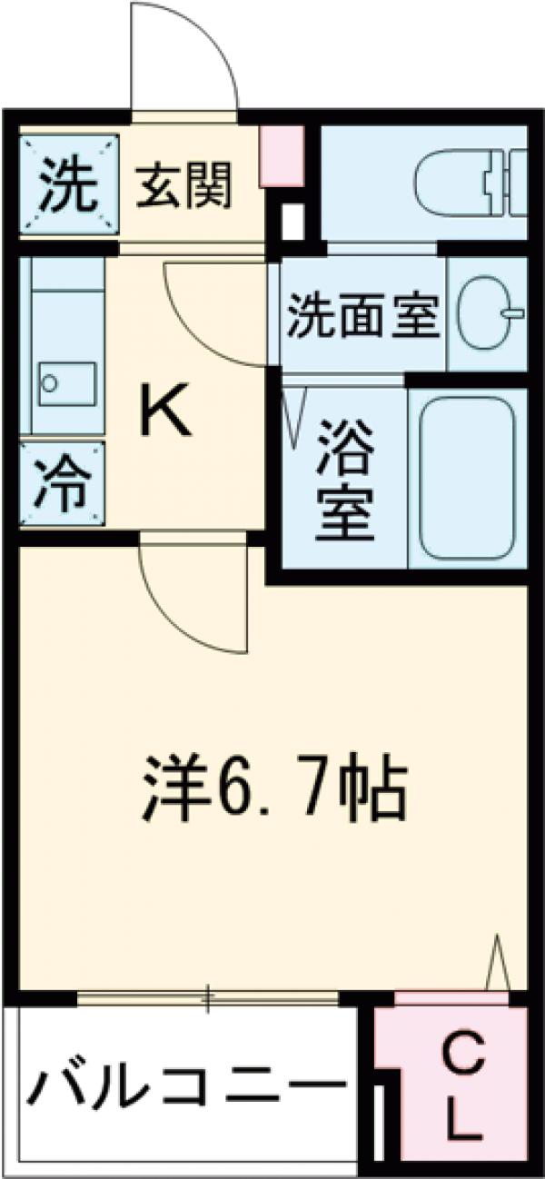 Ｔ’ｓ　Ｃｕｏｒｅ六町Ⅱの間取り