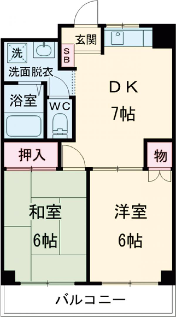 サンジュエール二番館の間取り
