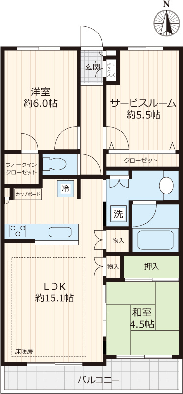 プレミアムステージ南流山 の間取り