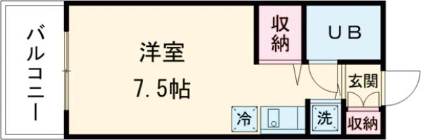 パークフラットの間取り