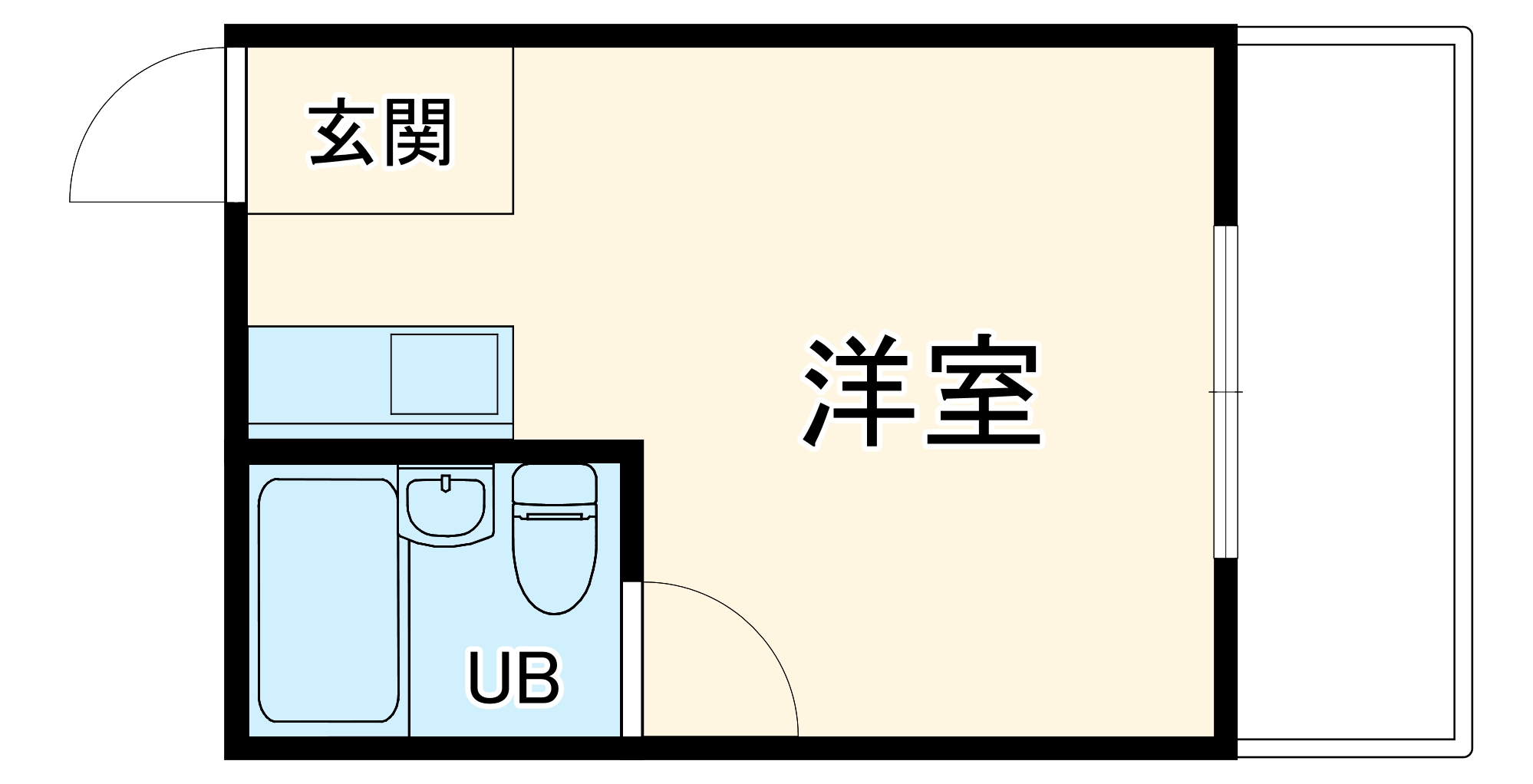 新大阪ロイヤルハイツの間取り