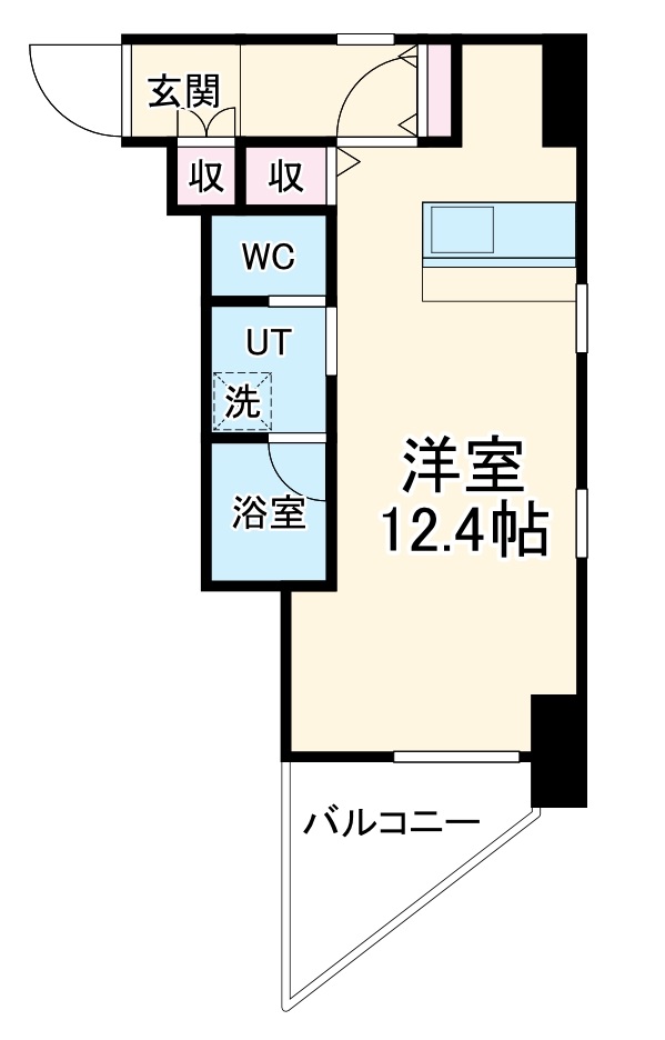 エスティメゾン西天満の間取り
