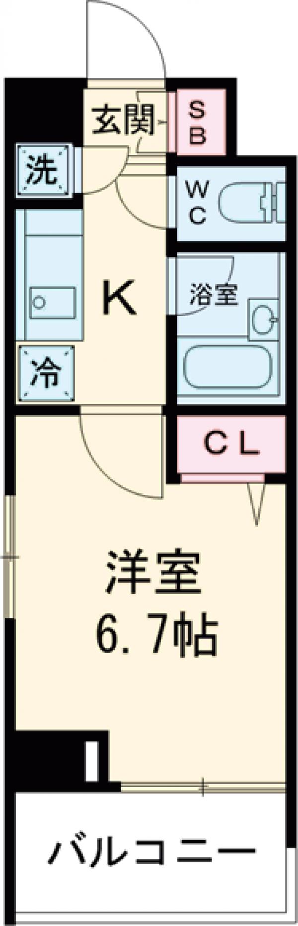ＨＦ早稲田レジデンスの間取り