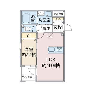 （仮称）リブレワン五反城町の間取り