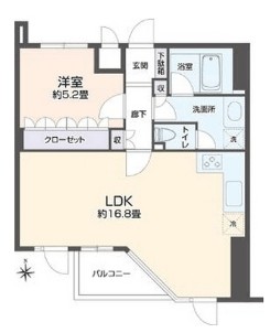 リエトコート四谷の間取り