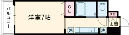 ル・パルトネール西大路御池の間取り