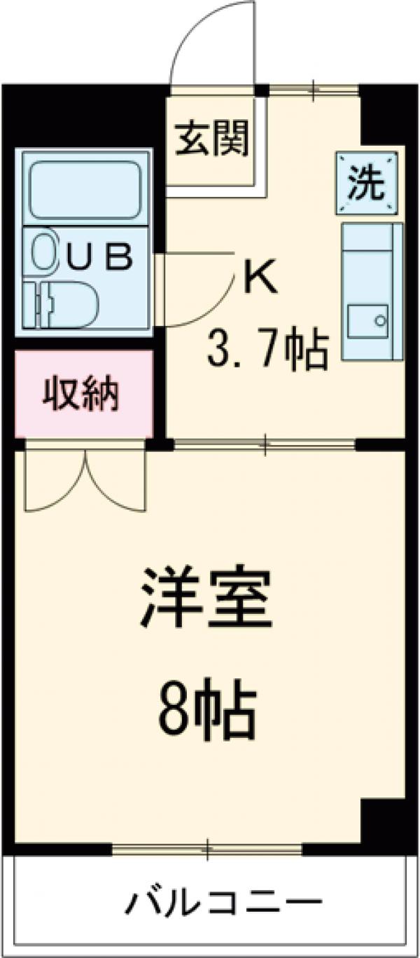 メゾン湘南の間取り