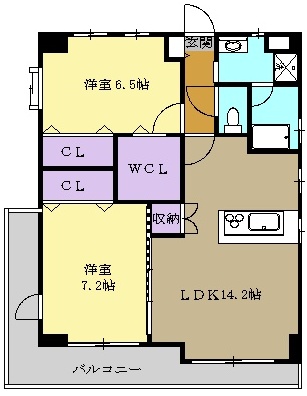 ホワイトホフマンの間取り