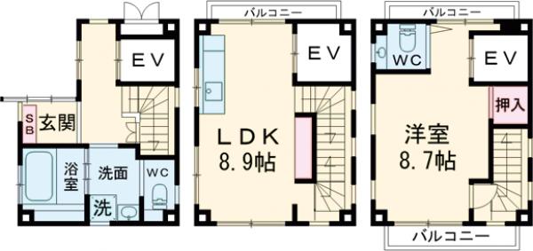 瑞江二丁目戸建の間取り