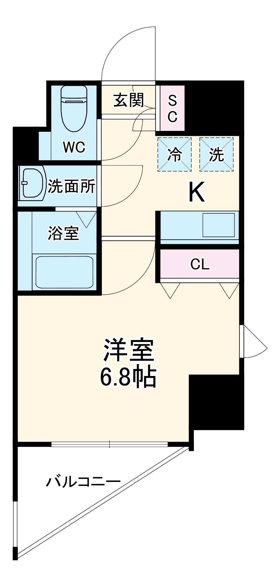 ＬｉｖｅＣａｓａ平塚の間取り